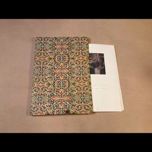 Hand made original one of a kind antique Italian book binding paper folio.